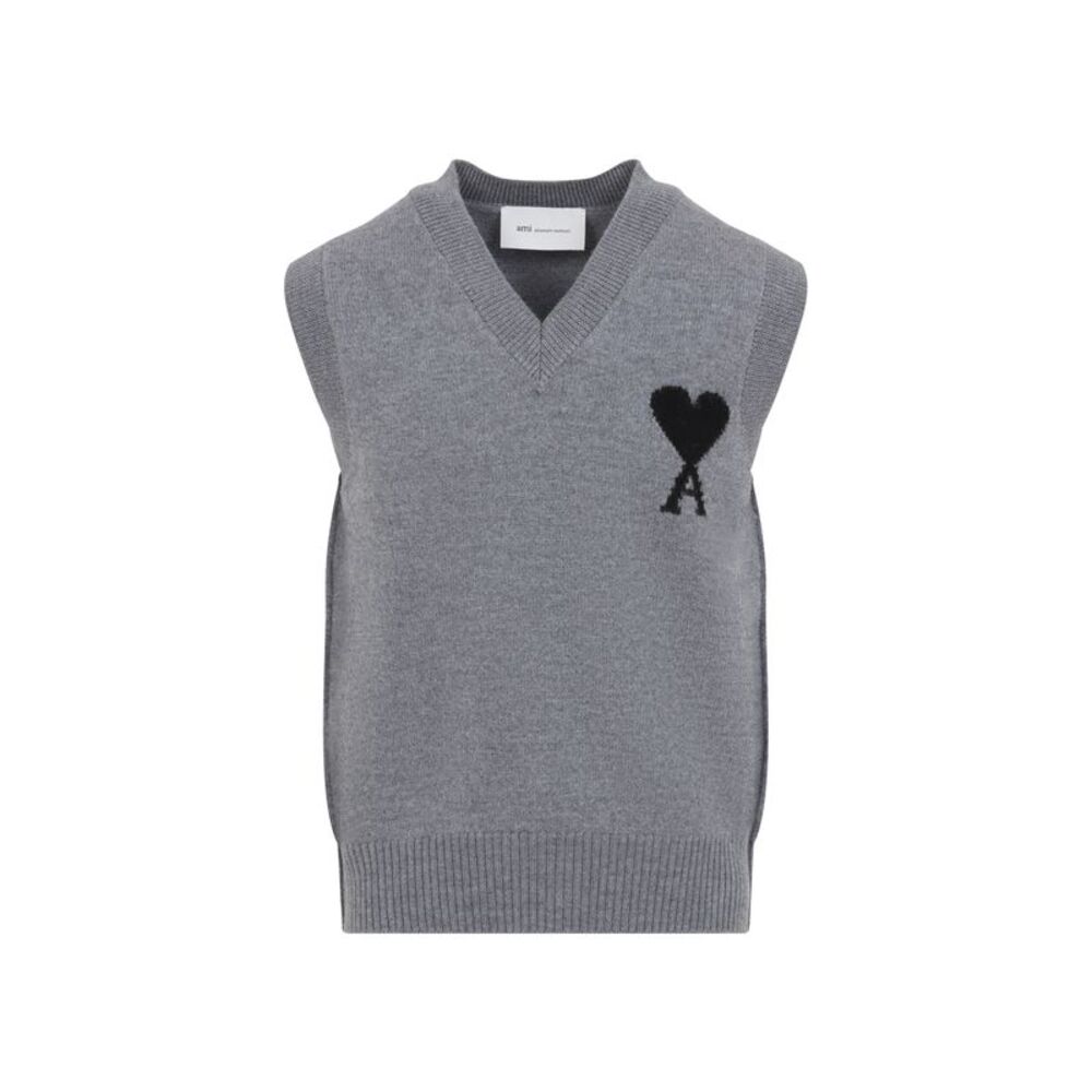 Ami Paris Adc Sleevless Sweater Men
